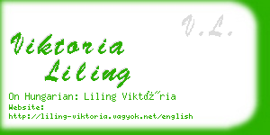 viktoria liling business card